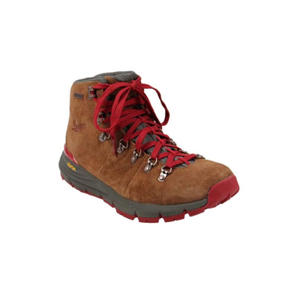 Danner Womens Suede Lace Up Mountain 600 Ankle Boots Brown Red Size 8.5